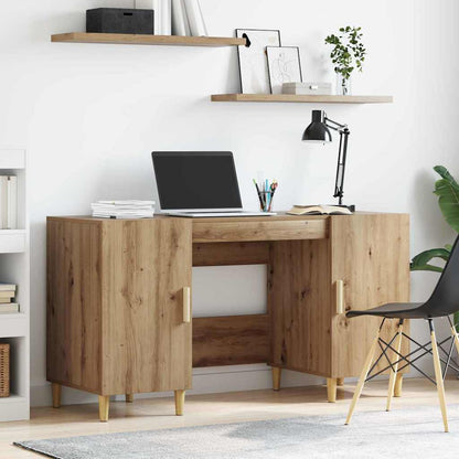 Scrivania Rovere artigianale Legno ingegnerizzato