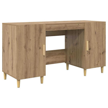 Scrivania Rovere artigianale Legno ingegnerizzato