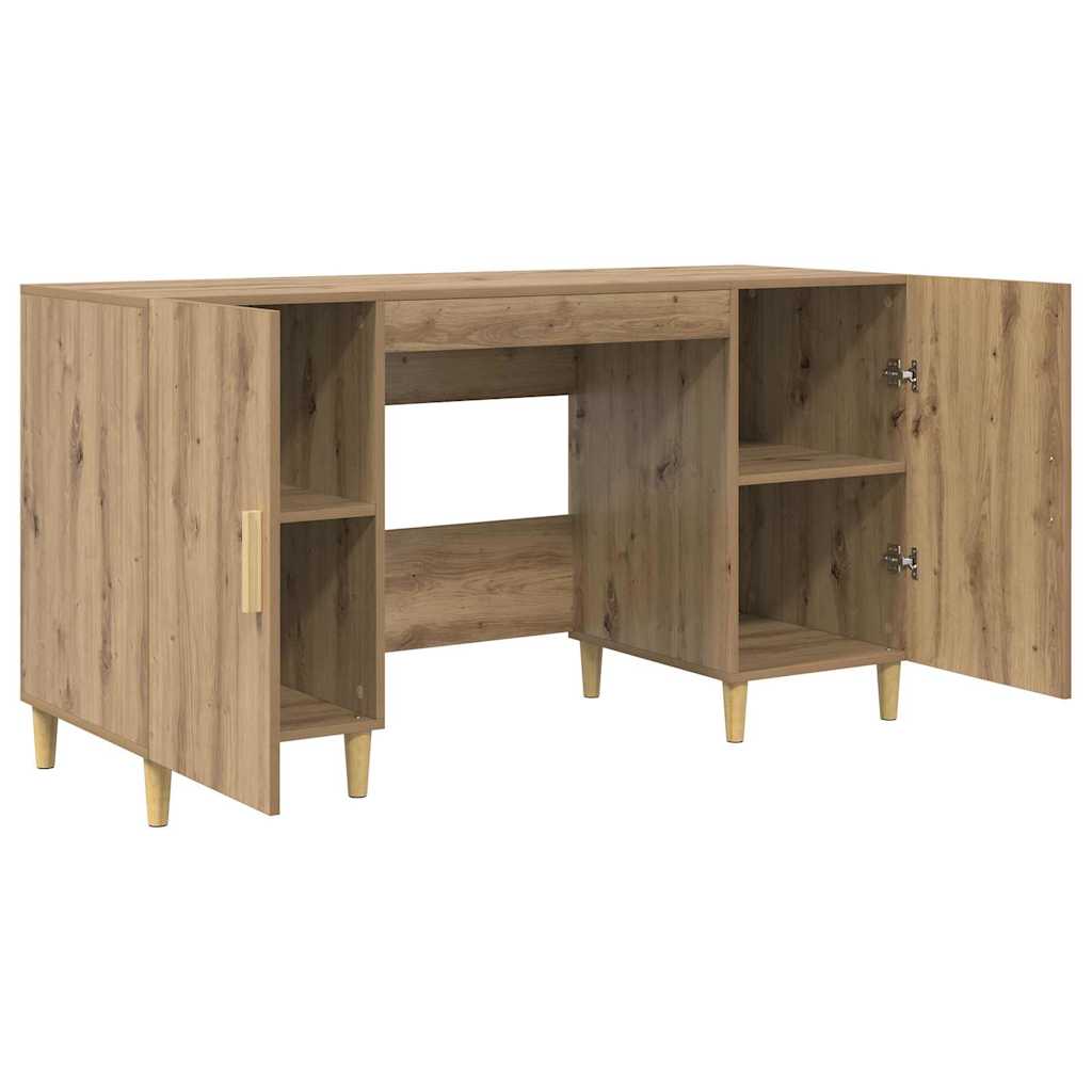 Scrivania Rovere artigianale Legno ingegnerizzato