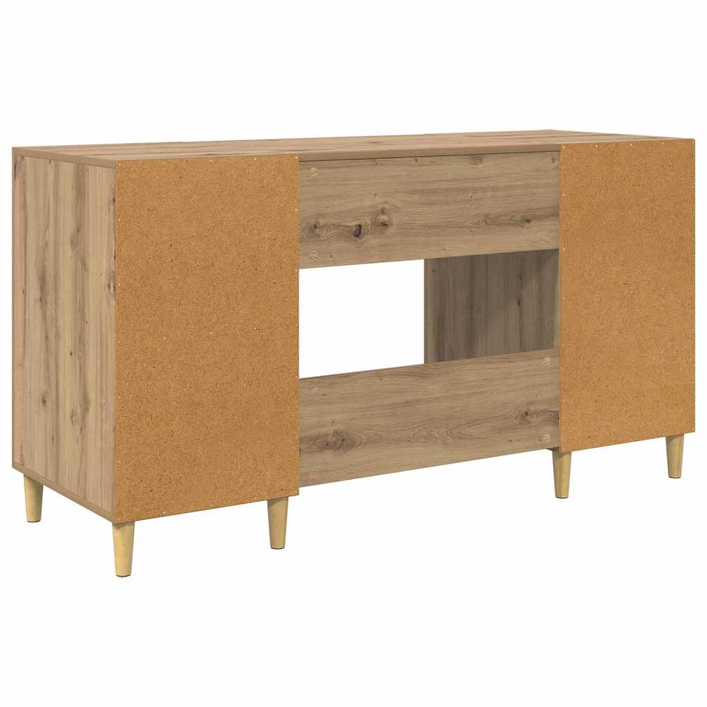 Scrivania Rovere artigianale Legno ingegnerizzato