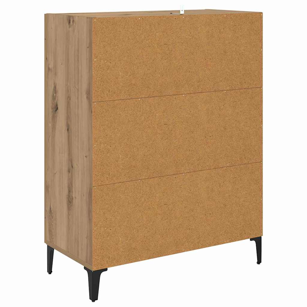 Credenza Rovere artigianale 69,5 x 34 x 90 cm Legno multistrato