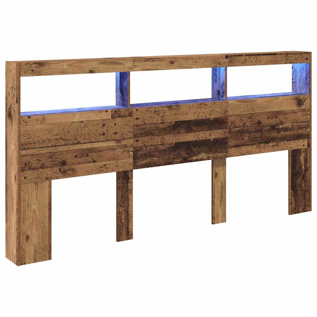 Testiera Legno vecchio 200 x 17 x 102 cm Legno multistrato
