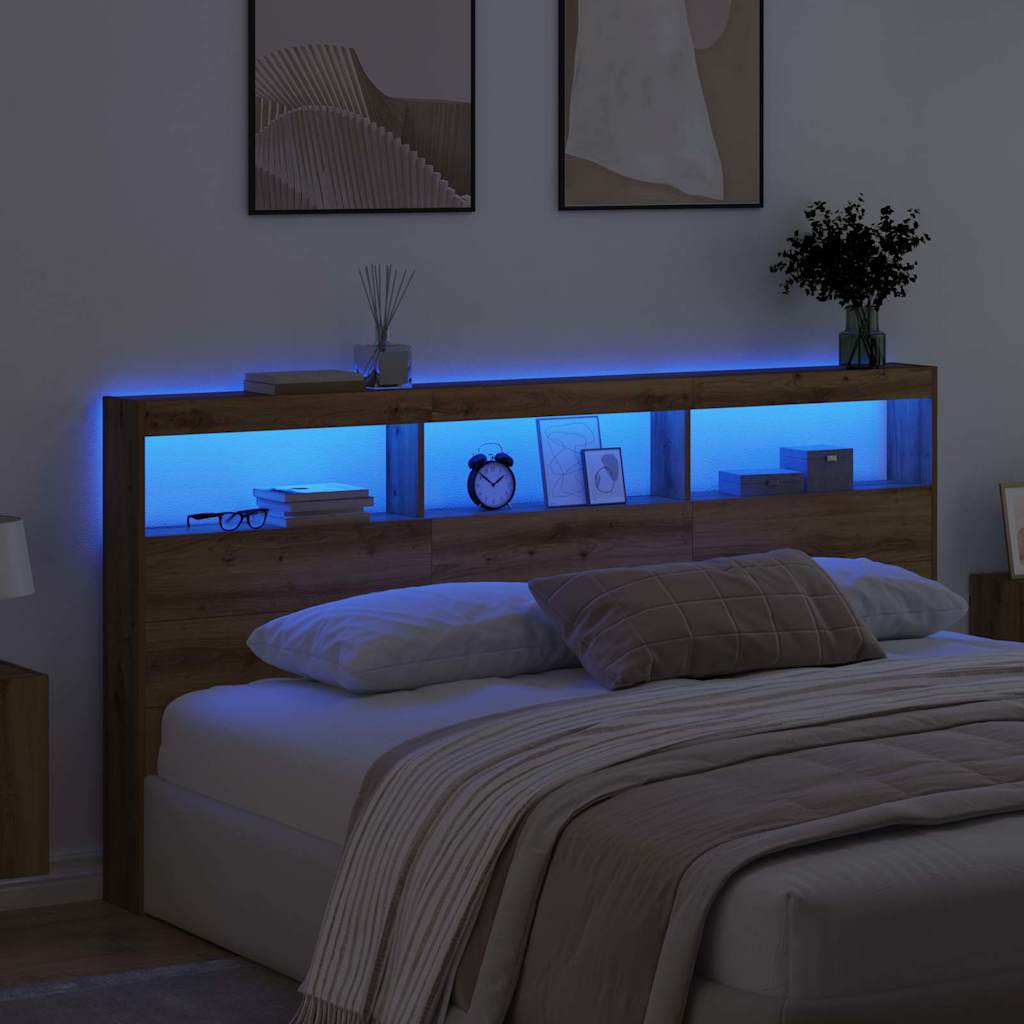 Testiera Rovere artigianale 200 x 17 x 102 cm Legno multistrato - homemem39