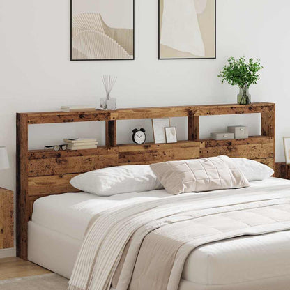 Testiera Legno vecchio 220 x 17 x 102 cm Legno multistrato | homemem39