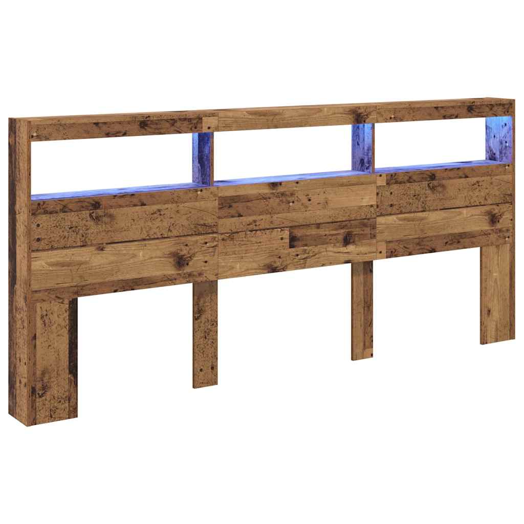 Testiera Legno vecchio 220 x 17 x 102 cm Legno multistrato | homemem39