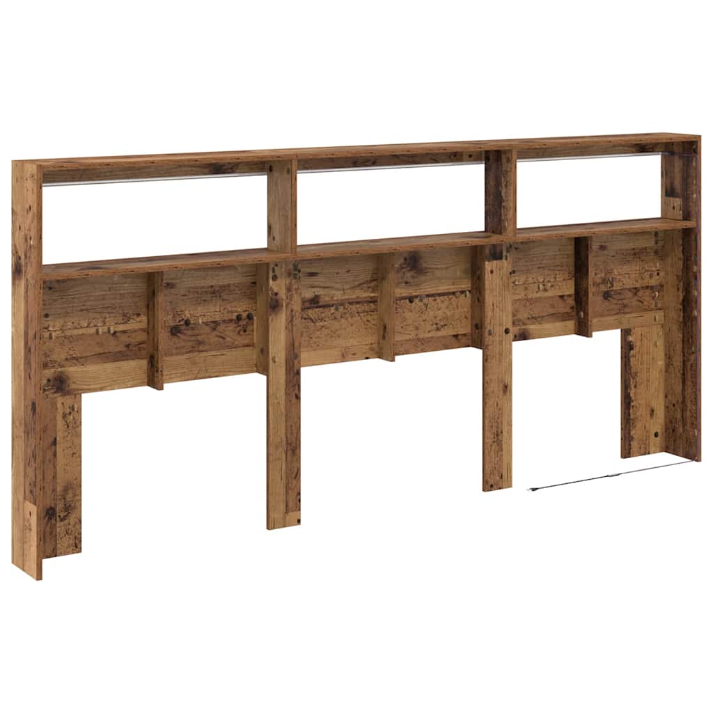Testiera Legno vecchio 220 x 17 x 102 cm Legno multistrato | homemem39