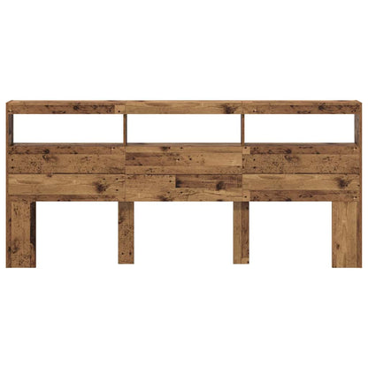 Testiera Legno vecchio 220 x 17 x 102 cm Legno multistrato | homemem39