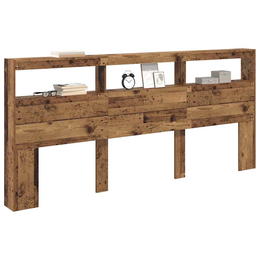 Testiera Legno vecchio 220 x 17 x 102 cm Legno multistrato | homemem39