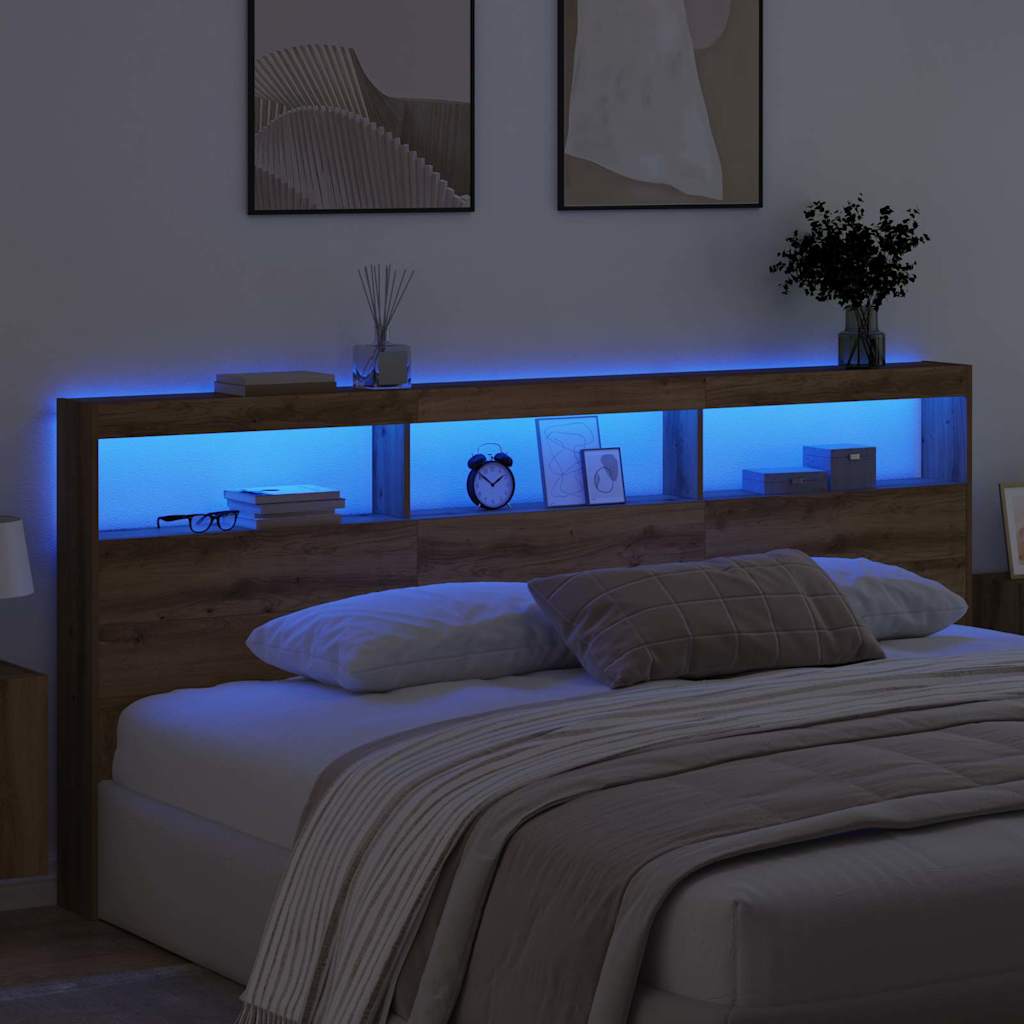 Testiera Rovere artigianale 220 x 17 x 102 cm Legno multistrato - homemem39