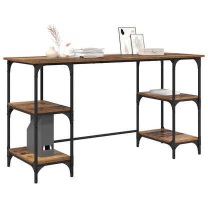 Scrivania Legno vecchio 140 x 50 x 75 cm Legno multistrato | homemem39