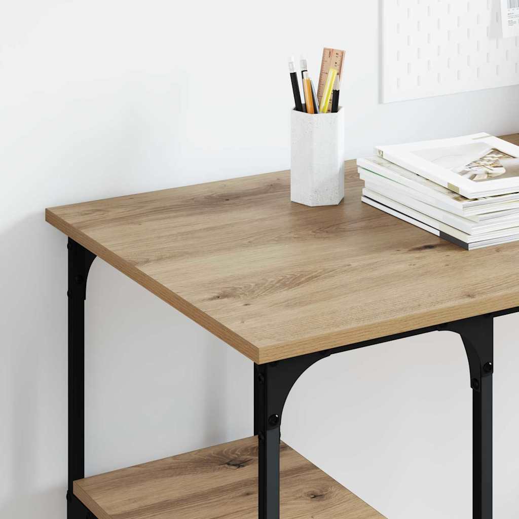 Scrivania Rovere artigianale 140 x 50 x 75 cm Legno multistrato | homemem39