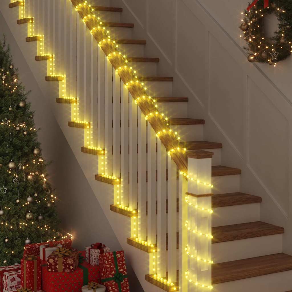 Luce a corda con 2400 LED Bianco caldo 100 m PVC | homemem39