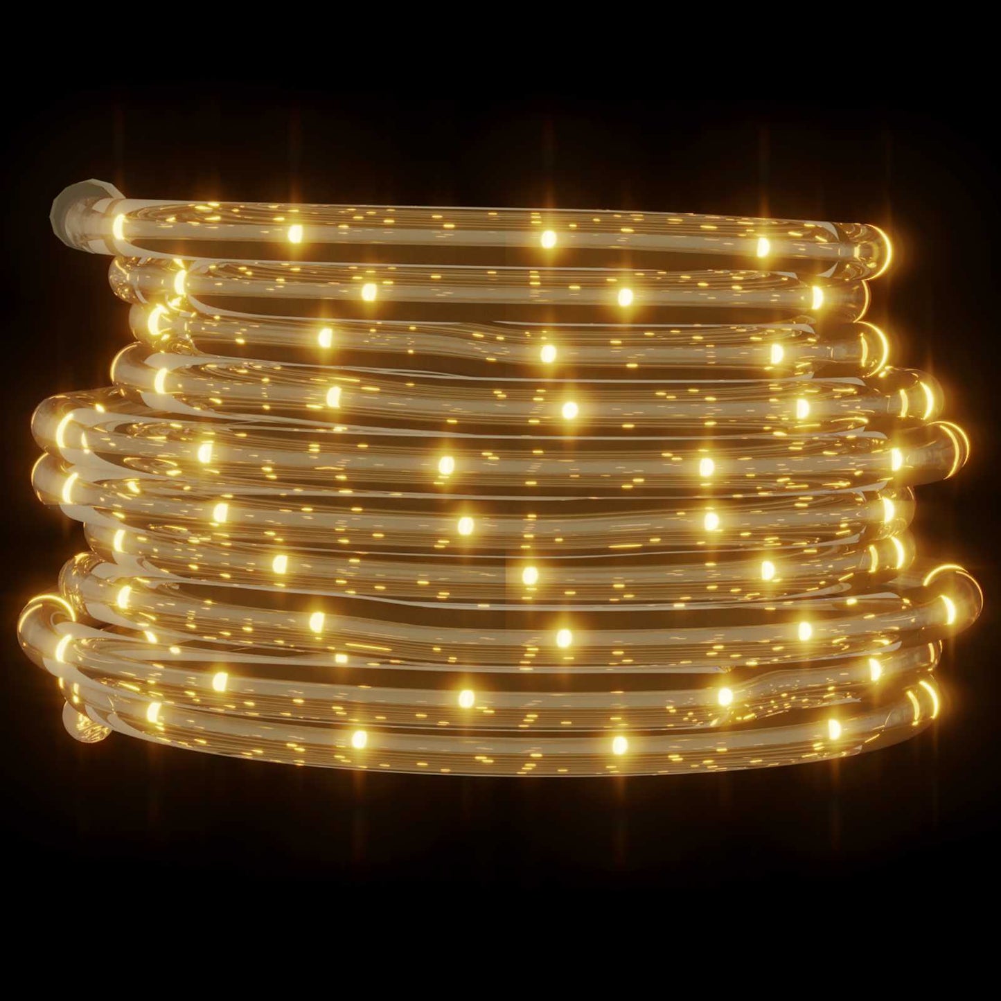 Luce a corda con luci di corda Bianco caldo 100 m PVC