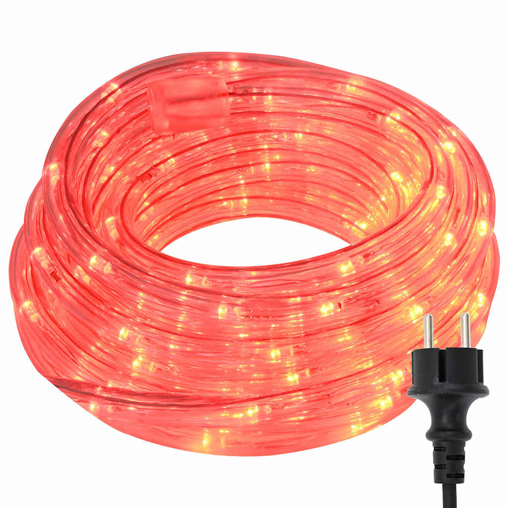 Luce a corda con 1200 LED Rosso 50 m PVC