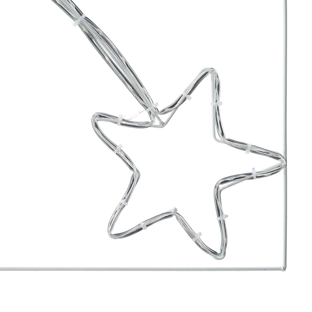 Stella di Natale con 432 LED Multicolore 180 x 57 cm PVC