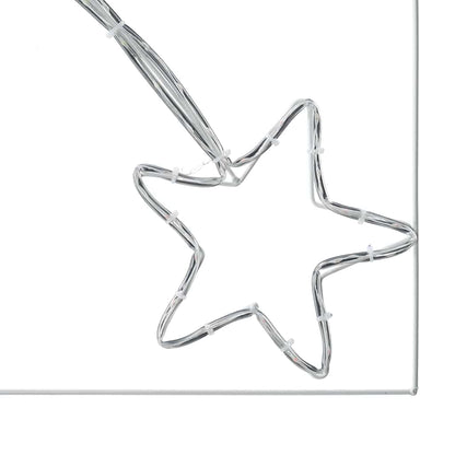 Stella di Natale con 432 LED Multicolore 180 x 57 cm PVC