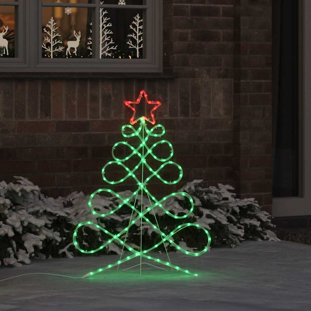 Luci a forma di albero di Natale Multicolore 78 x 58 cm PVC | homemem39