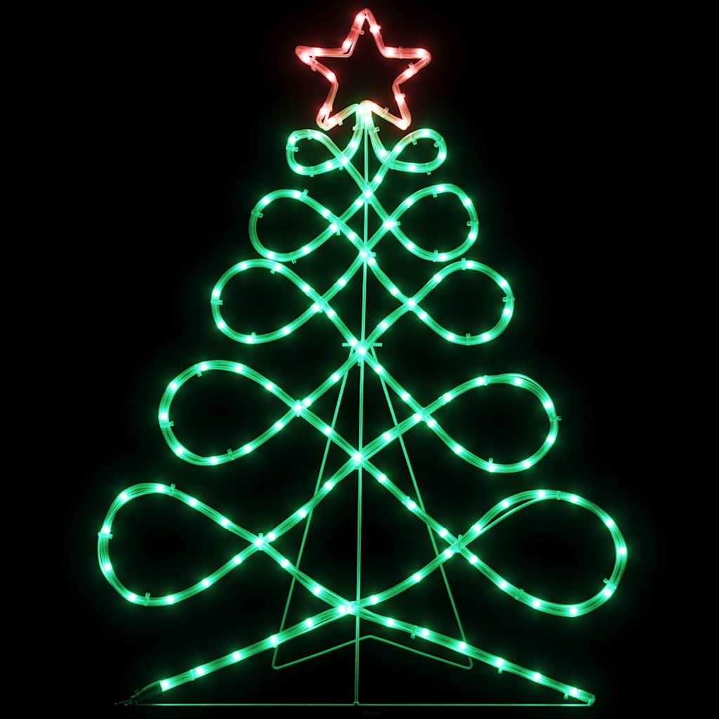 Luci a forma di albero di Natale Multicolore 78 x 58 cm PVC | homemem39