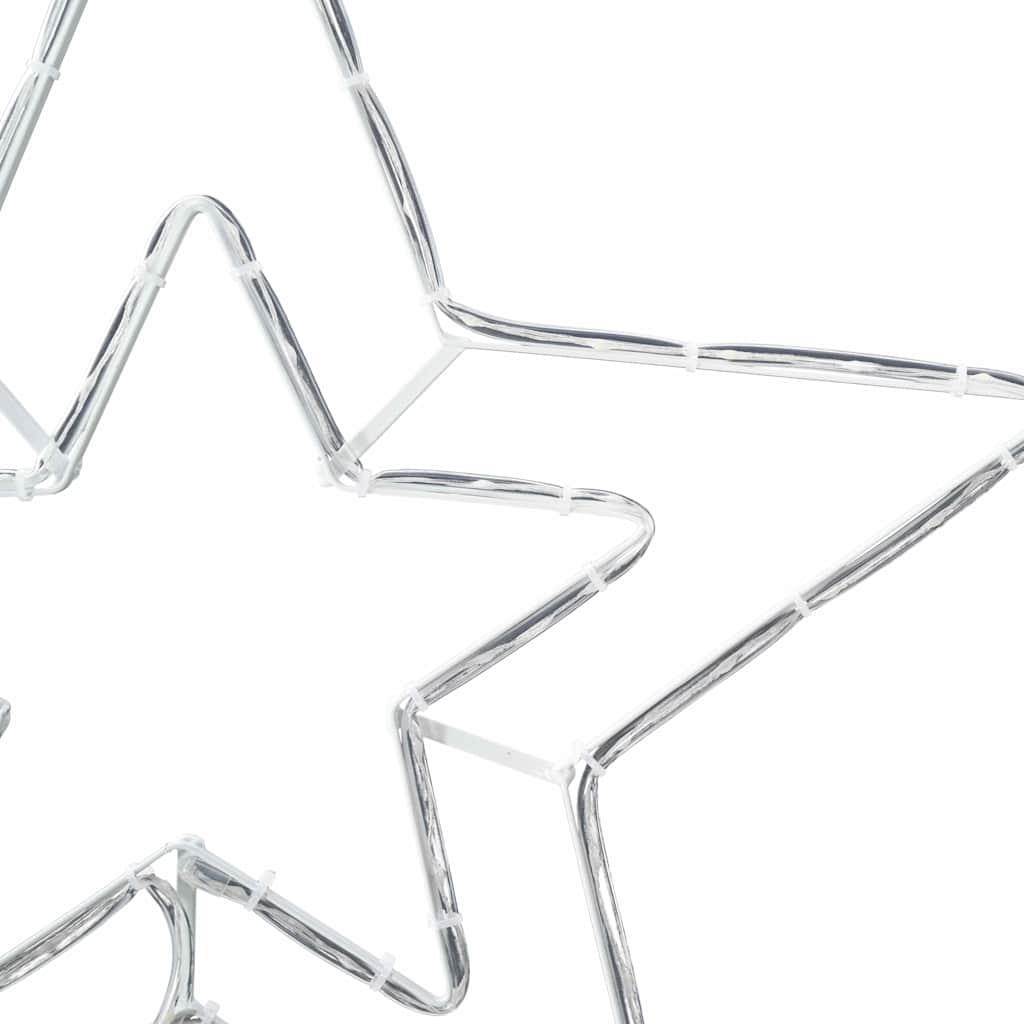 Stella di Natale Bianco Freddo 51,5 x 50 x 0,65 cm Ferro | homemem39