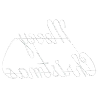 Insegna di Natale con 216 LED Rosso 99 x 55 x 13 cm Ferro | homemem39