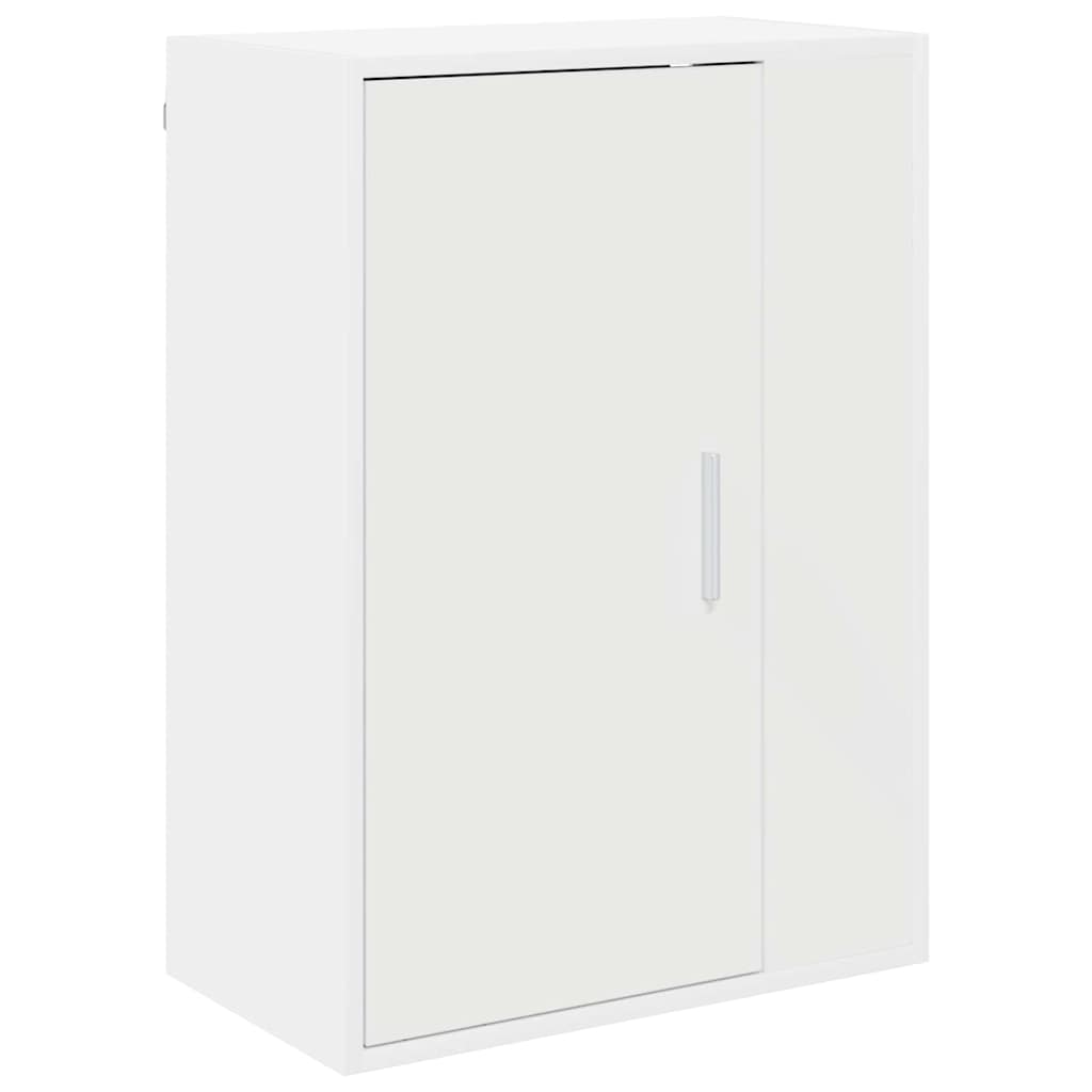 Set di mobile TV da 4 pezzi Bianco Legno multistrato