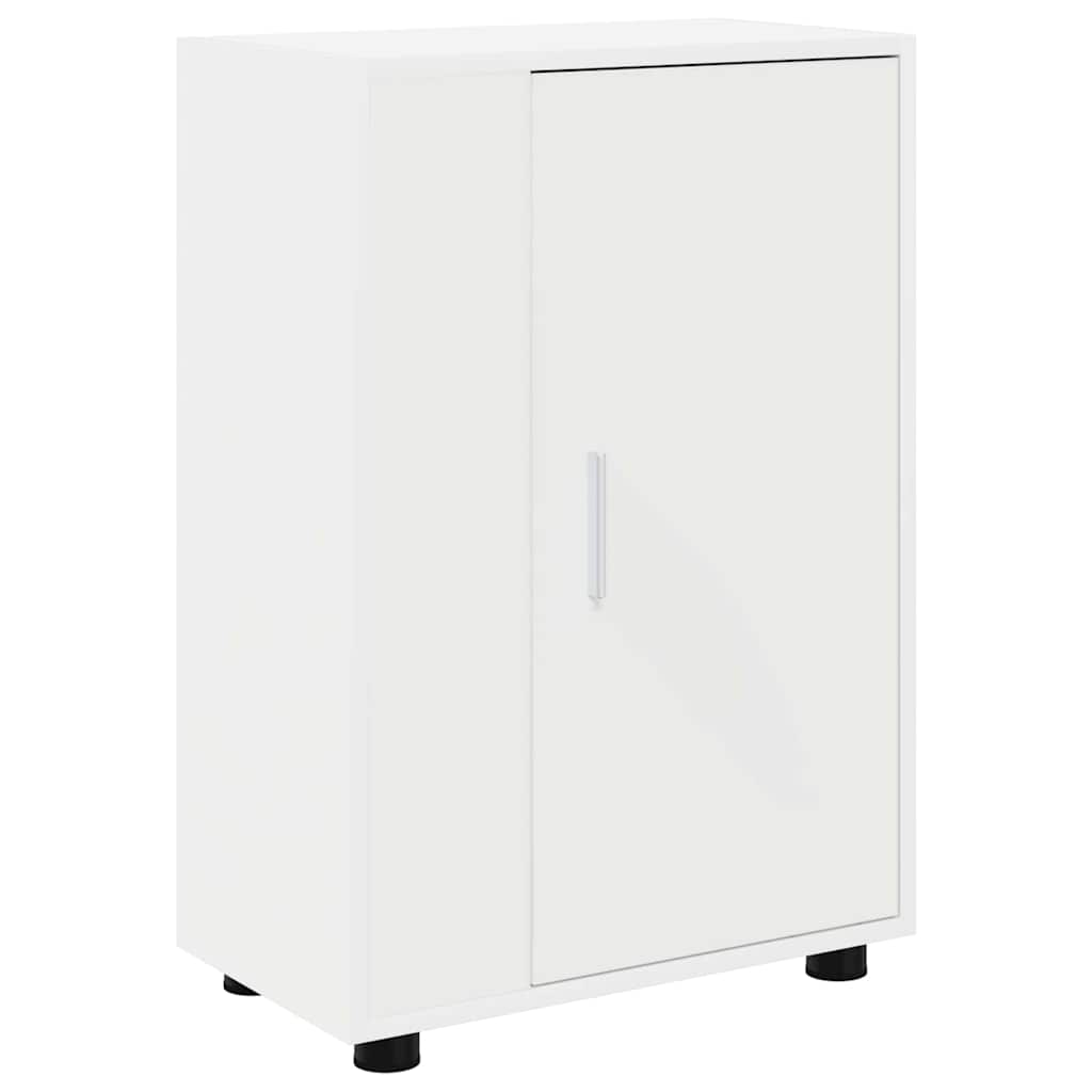 Set di mobile TV da 4 pezzi Bianco Legno multistrato