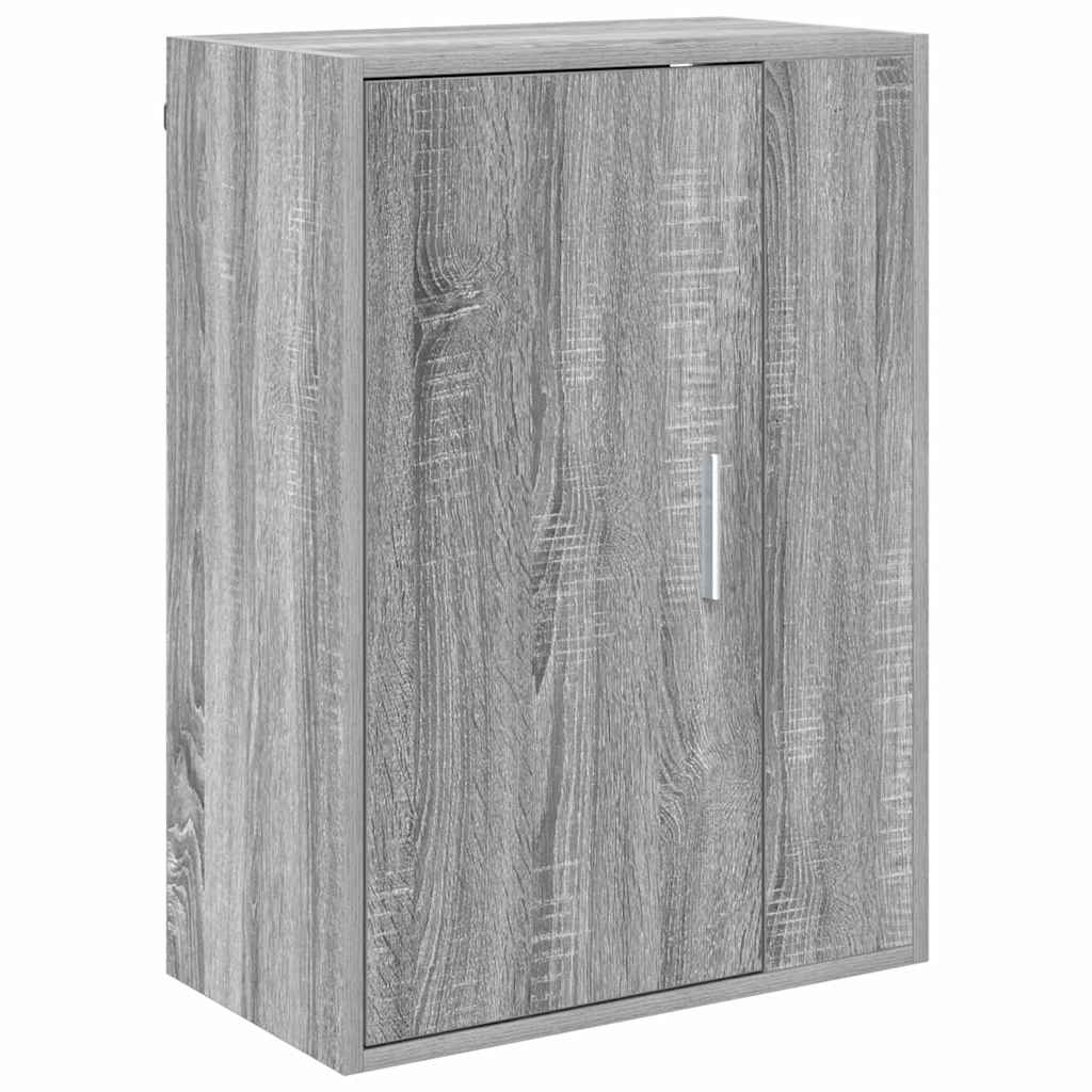 Set di mobile TV da 4 pezzi Grigio sonoma Legno multistrato