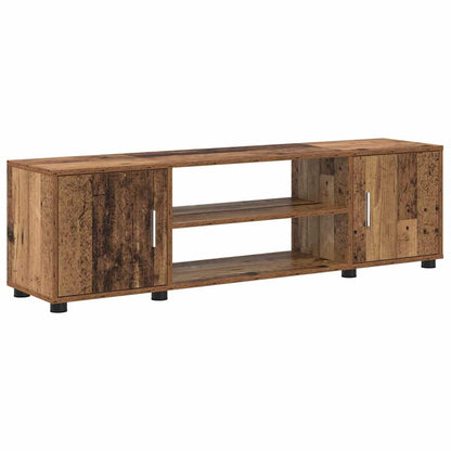 Set di mobile TV da 4 pezzi Legno antico Legno multistrato