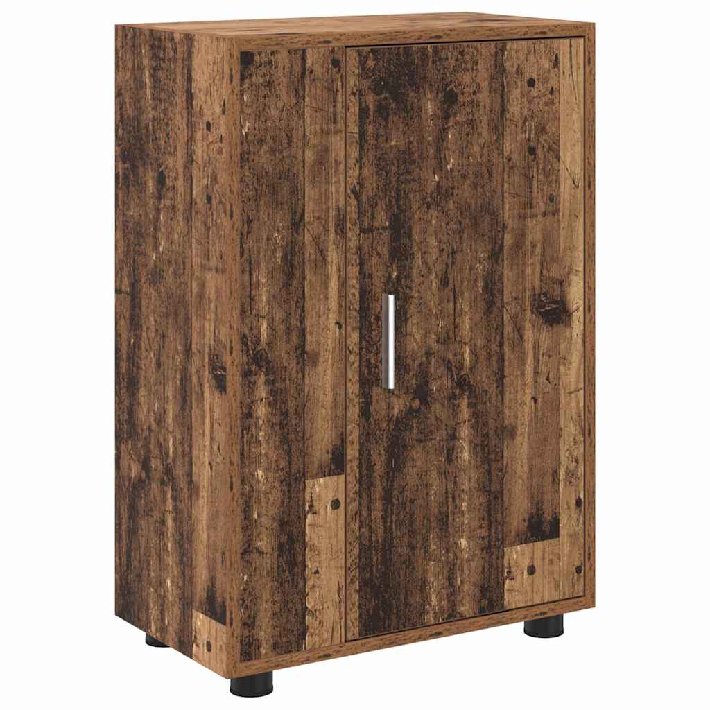 Set di mobile TV da 4 pezzi Legno antico Legno multistrato