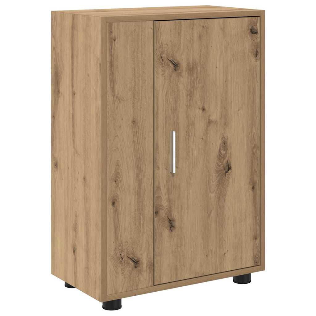 Set di mobile TV da 4 pezzi rovere artigianale