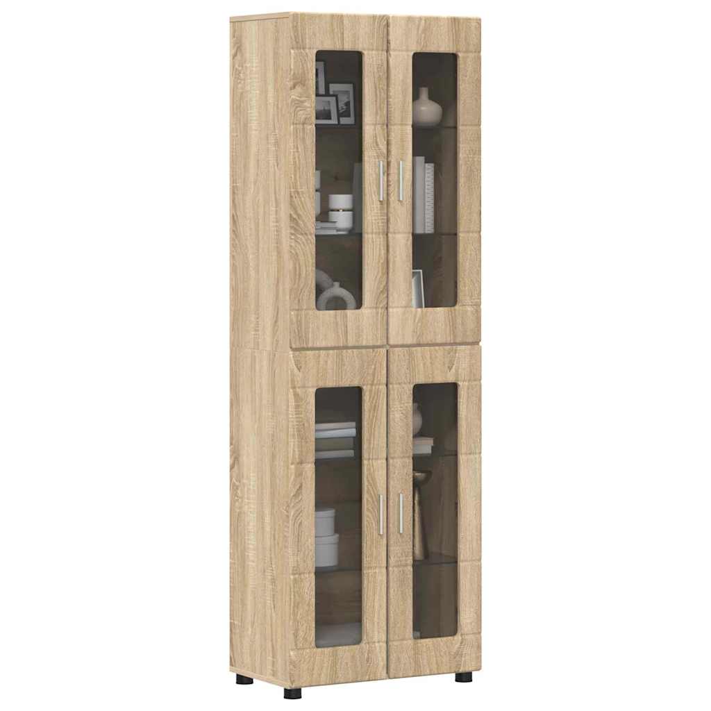 Credenza Rovere Sonoma 60 x 35 x 182 cm Legno multistrato