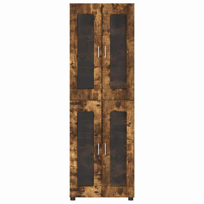 Credenza Rovere fumé 60 x 35 x 182 cm Legno multistrato