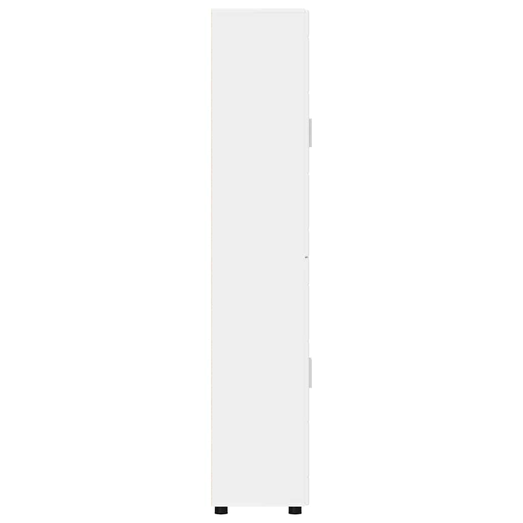 Credenza con porta Bianco 60 x 35 x 182 cm Legno multistrato