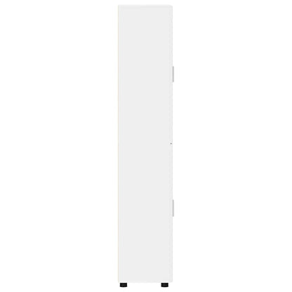 Credenza con porta Bianco 60 x 35 x 182 cm Legno multistrato