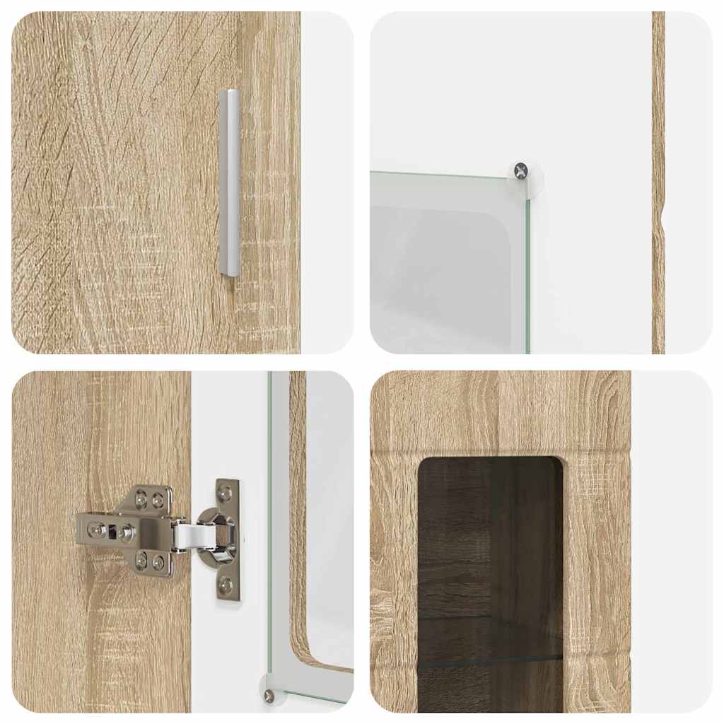 Credenza Rovere Sonoma 60 x 35 x 182 cm Legno multistrato