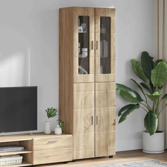 Credenza con lo scaffale FLORIN Rovere Sonoma 60 x 35 x 182 cm