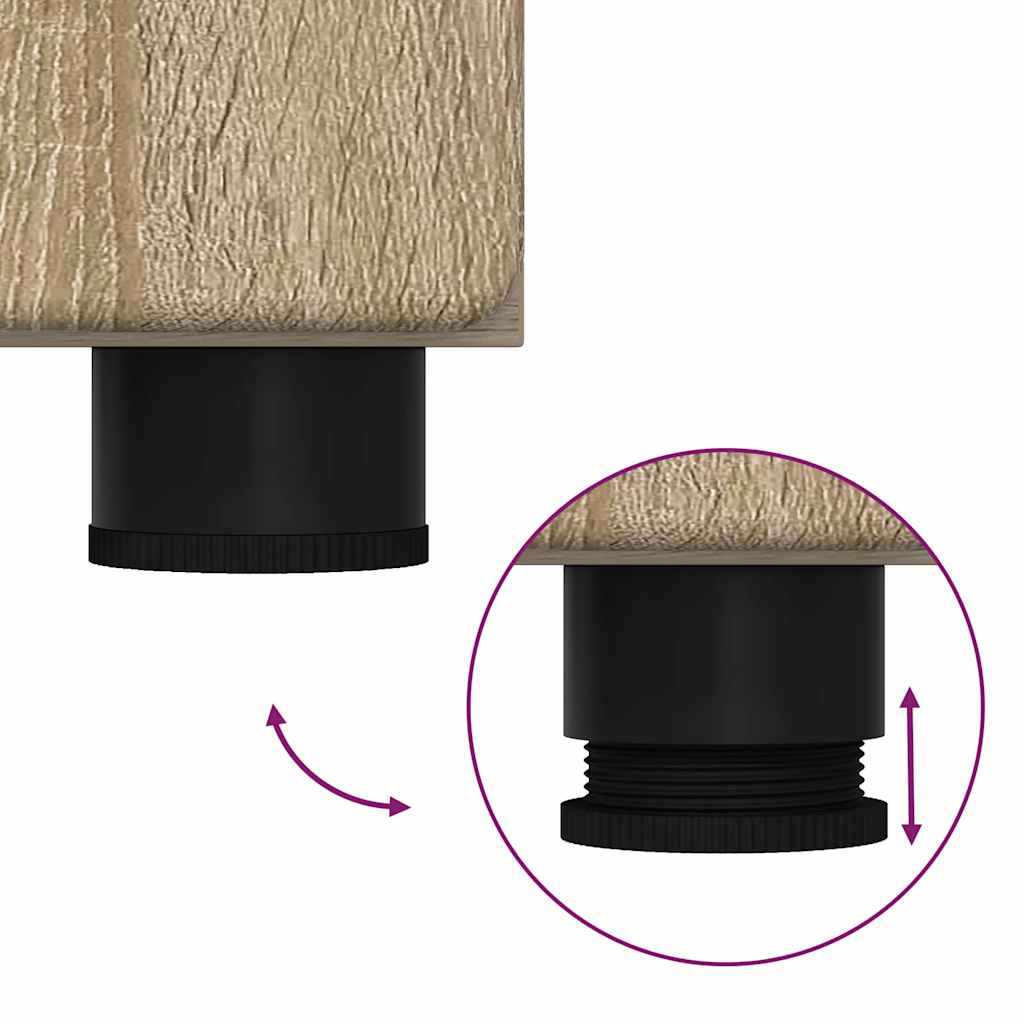 Credenza Rovere Sonoma 60 x 35 x 182 cm Legno multistrato