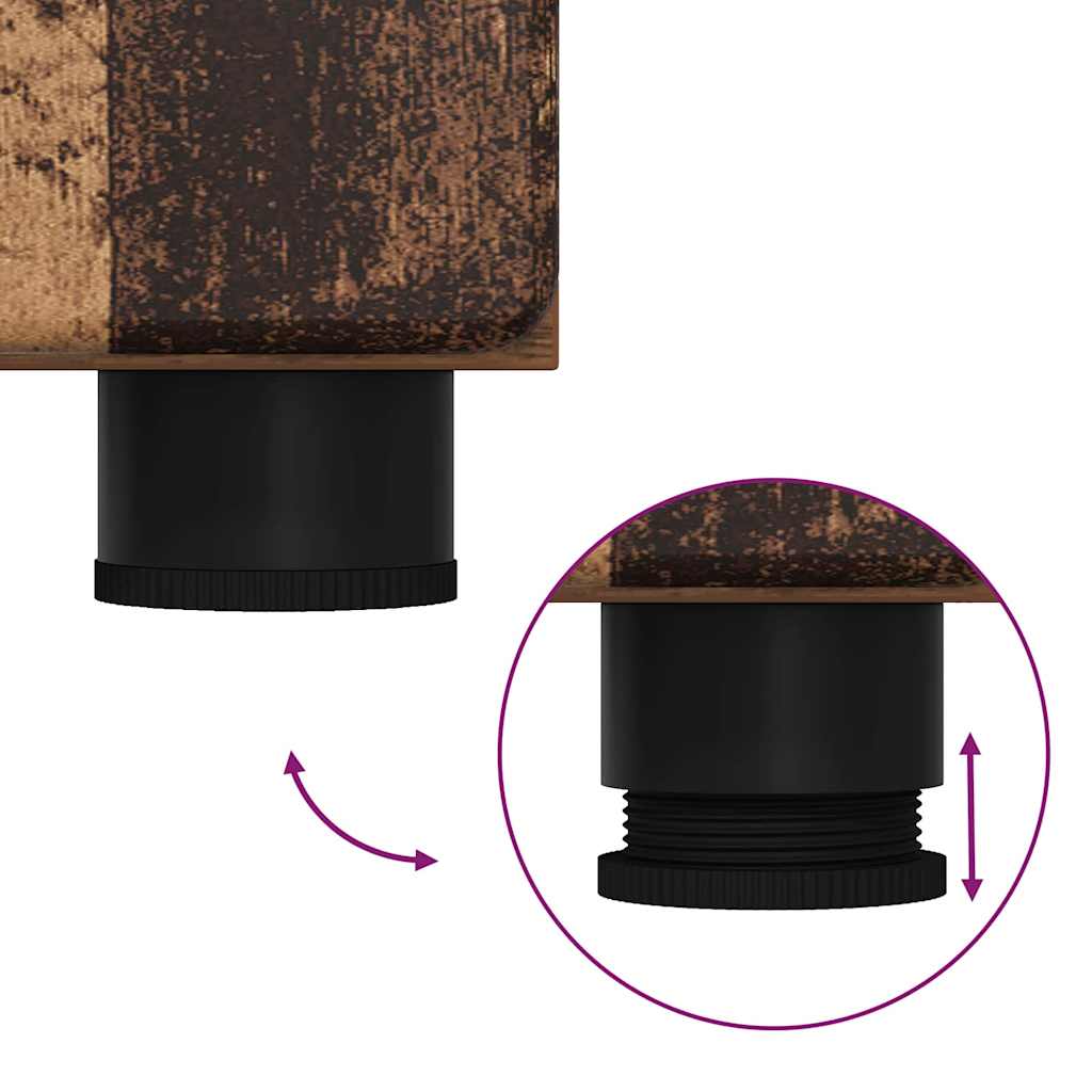 Credenza Legno vecchio 60 x 35 x 182 cm Legno multistrato