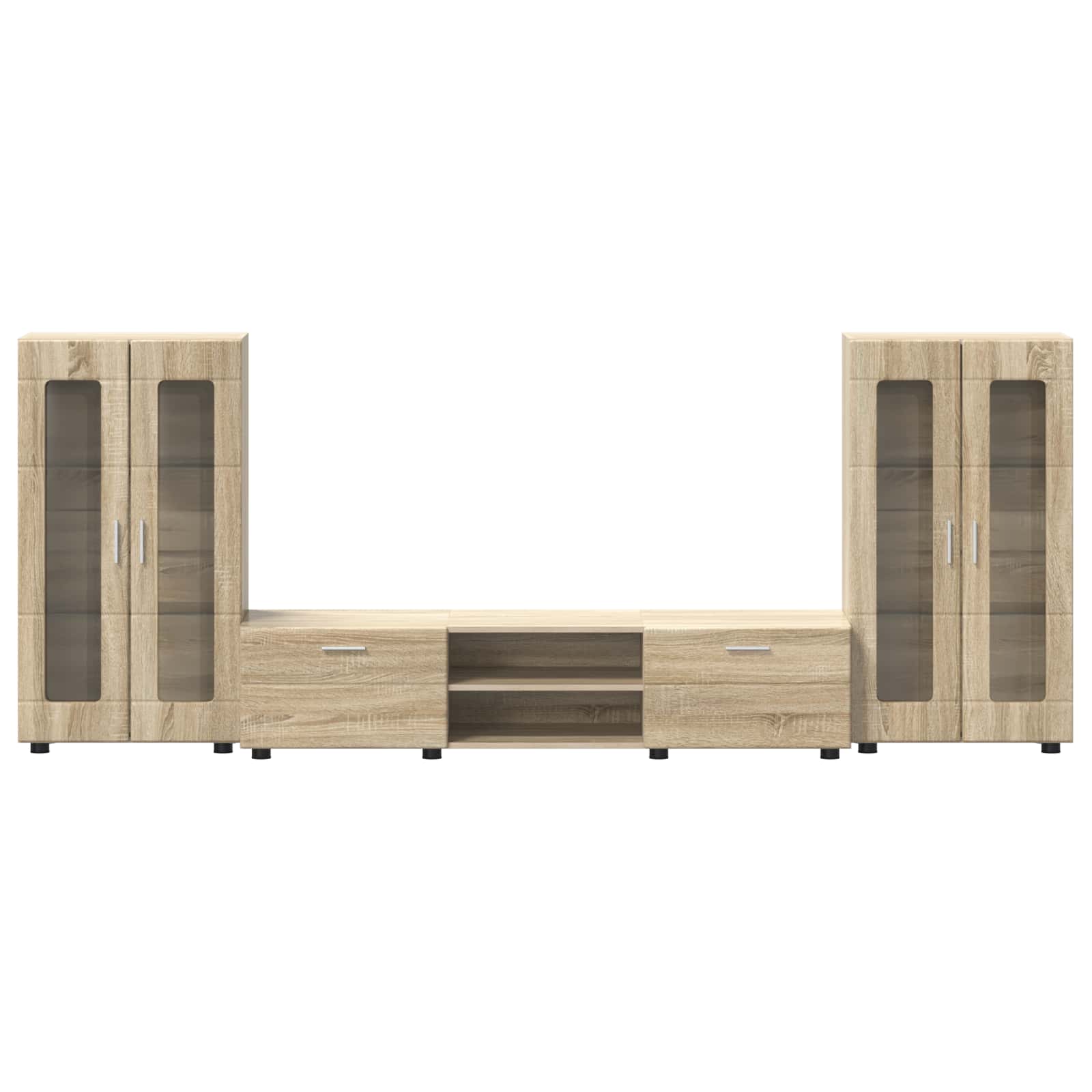Set mobile TV FLORIN 3 pcs Rovere Sonoma Legno multistrato | homemem39