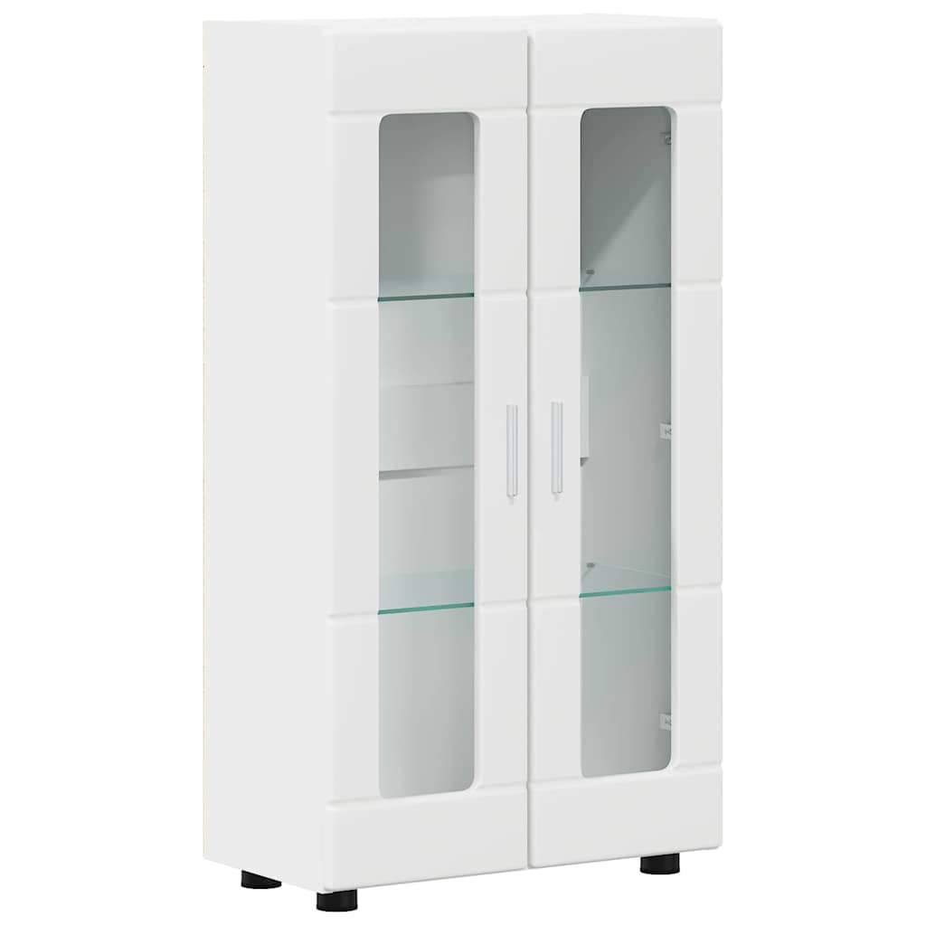 Set mobile TV con porta FLORIN 3 pcs Bianco Legno multistrato | homemem39