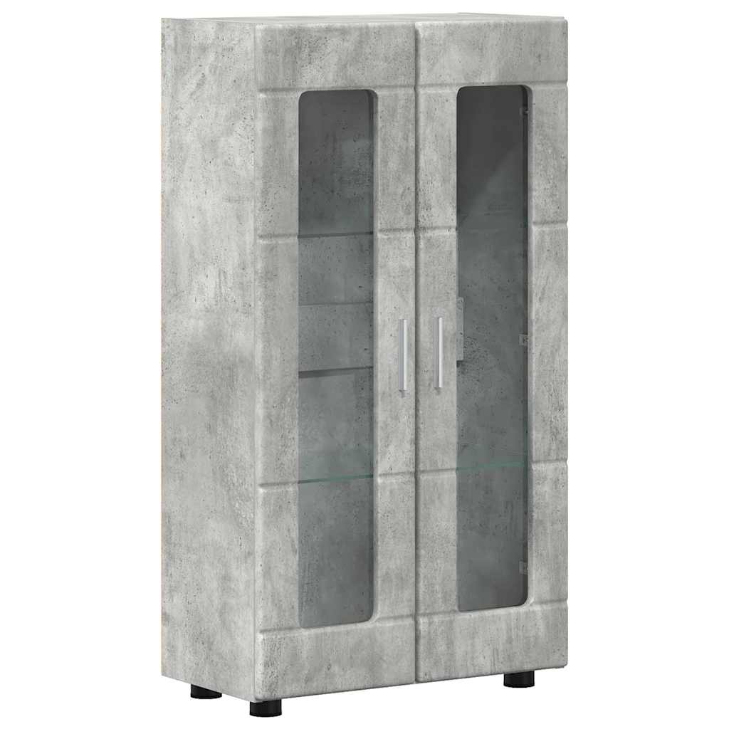 Set mobile TV FLORIN 3 pcs Grigio cemento Legno multistrato | homemem39