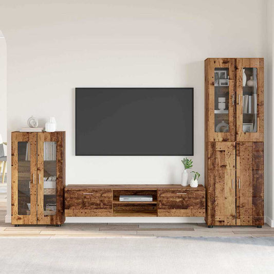 Set mobile TV FLORIN 3 pcs Legno vecchio Legno multistrato