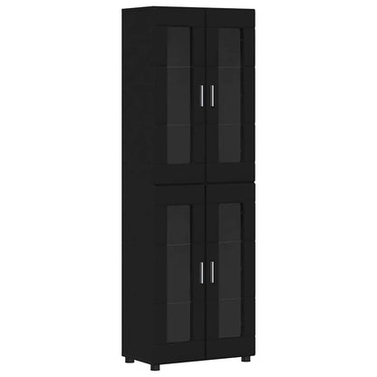 Set mobile TV con cassetto FLORIN 3 pcs Nero Legno multistrato | homemem39