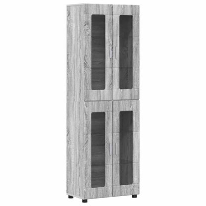 Set mobile TV FLORIN 3 pcs Grigio Sonoma Legno multistrato | homemem39