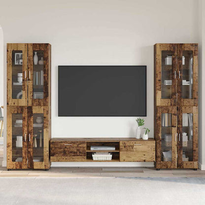 Set mobile TV FLORIN 3 pcs Legno vecchio Legno multistrato | homemem39