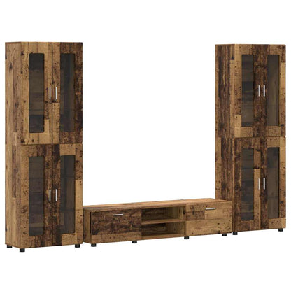 Set mobile TV FLORIN 3 pcs Legno vecchio Legno multistrato | homemem39