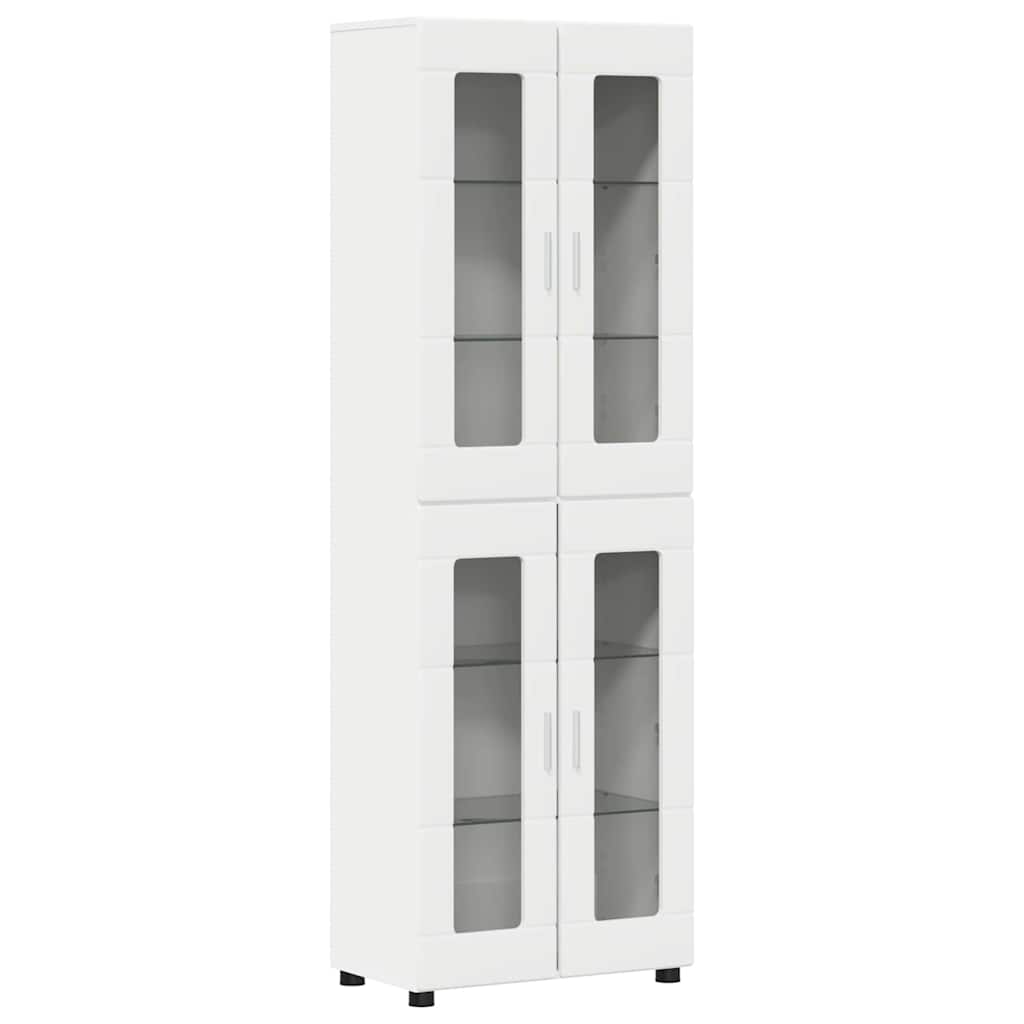 Set mobile TV con porta FLORIN 3 pcs Bianco Legno multistrato | homemem39