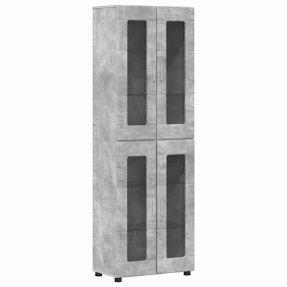 Set mobile TV FLORIN 3 pcs Grigio cemento Legno multistrato | homemem39