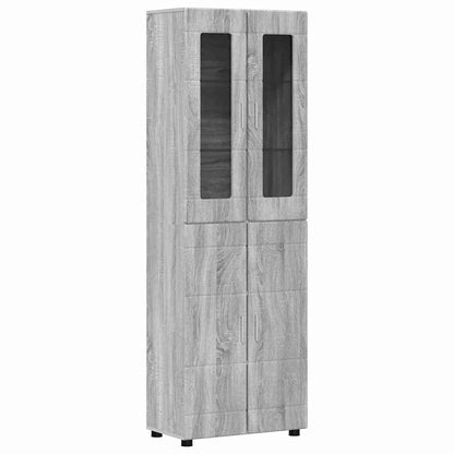 Set mobile TV FLORIN 3 pcs Grigio Sonoma Legno multistrato | homemem39