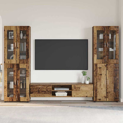 Set mobile TV FLORIN 3 pcs Legno vecchio Legno multistrato | homemem39